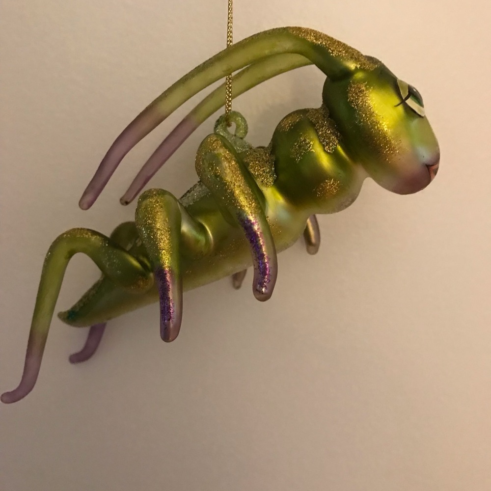 Asian Treasures Grasshopper Ornament